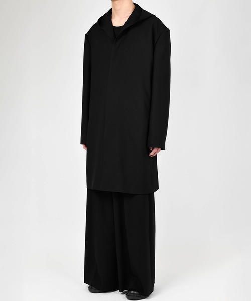 LAD MUSICIAN（ラッドミュージシャン）の「HOODED LONG JACKET（テーラードジャケット・メンズ・ブラック・42/44）」の3枚目の写真