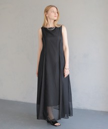 【&g'aime】MIXメッシュワンピース MIX mesh dress