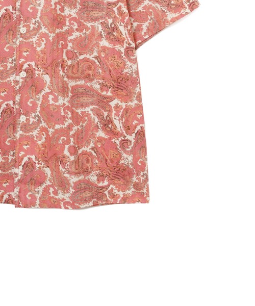 AMERICAN RAG CIE（アメリカンラグシー）の「for BAYFLOW ペイズリーハーフスリーブシャツ（シャツ/ブラウス・メンズ・レッド/ブラック・L/M）」の15枚目の写真