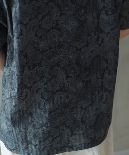 AMERICAN RAG CIE（アメリカンラグシー）の「for BAYFLOW ペイズリーハーフスリーブシャツ（シャツ/ブラウス・メンズ・レッド/ブラック・L/M）」の11枚目の写真