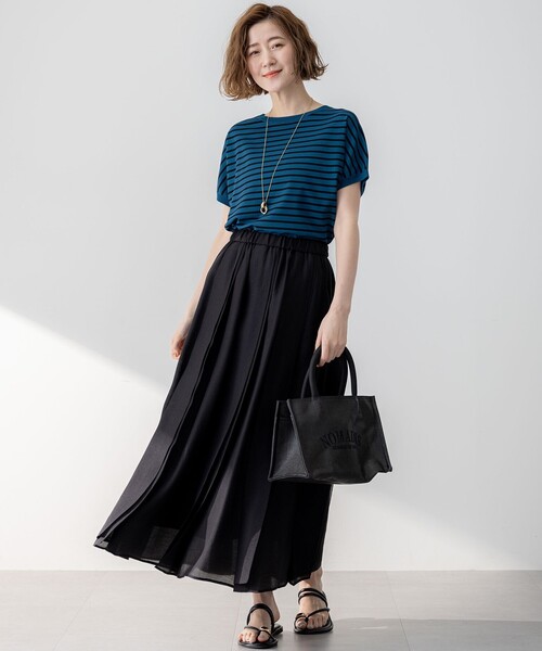 今期レーヨンポリエステルストレッチ プルオーバー ニット 新色追加／洗える】レーヨンポリエステルストレッチ プルオーバー