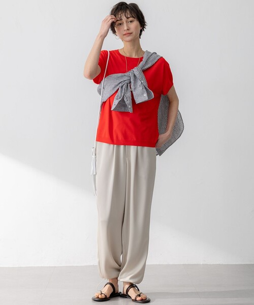 新色追加/洗える】レーヨンポリエステルストレッチ プルオーバー