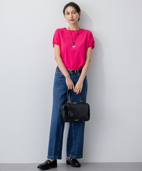 新色追加/洗える】レーヨンポリエステルストレッチ プルオーバー