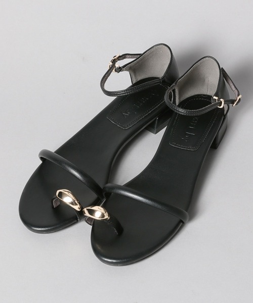 A part by(アパートバイ)の「サムリングサンダル(サンダル・レディース・アイボリー/ブラック・MEDIUM/LARGE)」の11枚目の写真