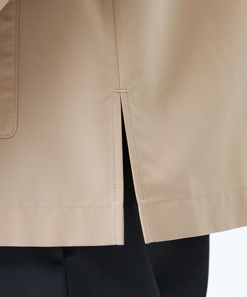 セール】レインウェザークロスノーカラーミドルジャケット（ノー