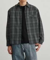 ファインチェックリラックスシャツ