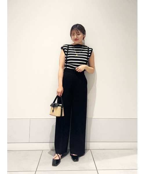 allureville(アルアバイル)の「【LOULOU WILLOUGHBY】プレーティングリブプルオーバー(ニット/セーター・レディース・オフホワイト/ブラック系その他/レッド系その他/ネイビー・2)」の12枚目の写真