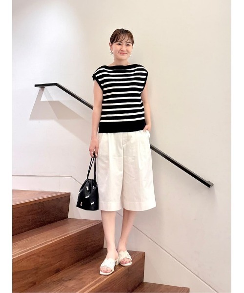 allureville(アルアバイル)の「【LOULOU WILLOUGHBY】プレーティングリブプルオーバー(ニット/セーター・レディース・オフホワイト/ブラック系その他/レッド系その他/ネイビー・2)」の22枚目の写真