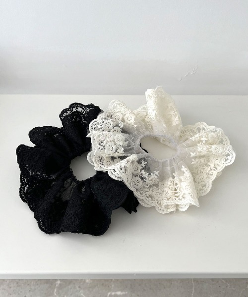 Ameri♡さんへ 新作 レイヤードフリル シュシュ ブラック シュシュ ビッグフリル : ZOZOTOWN Yahoo!店 - 通販 - Yahoo!ショッピング