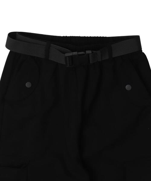 WOND(ウォンド)の「WOND/ベルト付きワイドカーゴパンツ(カーゴパンツ・レディース・ブラック/カーキ・FREE)」の17枚目の写真