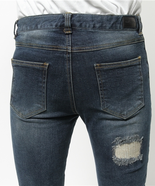 DANKE SCHON（ダンケシェーン）の「DankeSchon/ダンケシェーン/Bellows Biker Pants （デニムパンツ・メンズ・インディゴブルー/ブラック/ブラック系その他/グレー/ホワイト・LARGE/MEDIUM/SMALL/X-LARGE）」の6枚目の写真