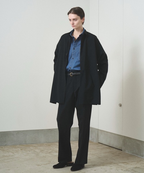 TROVE（トローヴ）の「TROVE x SHINSUKE KAWAHARA / WORK SHIRT（シャツ/ブラウス・メンズ・ネイビー/ホワイト・ONE SIZE）」の16枚目の写真