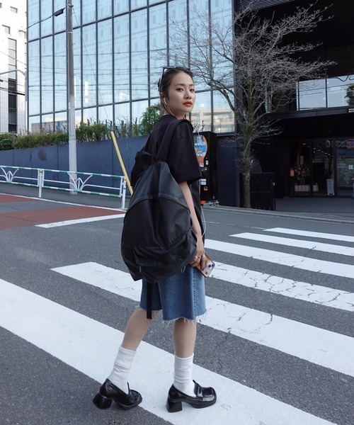 TEEN BOOP（ティーンブープ）の「エンブロイダリービッグTee（Tシャツ/カットソー・レディース・ブラック/ホワイト/ライトグレー・FREE）」の16枚目の写真