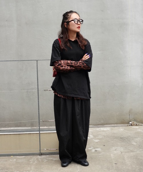 TEEN BOOP エンブロイダリーフリースTOPS エンブロイダリービッグTee