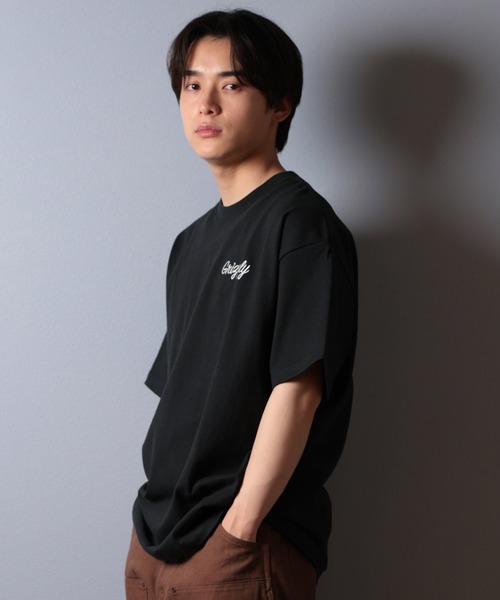 着用1回のみ‼︎ほぼ新品♡GRIS BLACK グリ ブラック Tシャツ XL セール】【ムラサキスポーツ限定】GRIZZLY/グリズリー 半袖Tシャツ