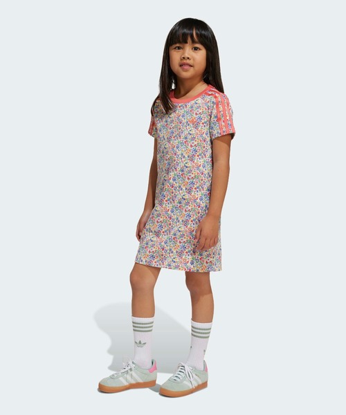 【adidas×LIBERTY LONDON】人気コラボ 花柄ワンピース かわいい セール】adidas Originals × Liberty London Tシャツワンピース
