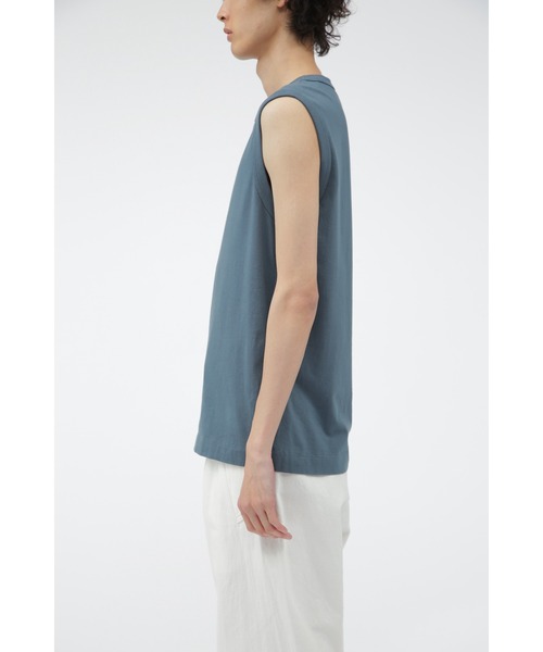 MHL.（エムエイチエル）の「GARMENT DYE BASIC JERSEY（Tシャツ/カットソー・メンズ・ブラック/グレー系その他/ブルー系その他4/ホワイト・LARGE/MEDIUM）」の5枚目の写真