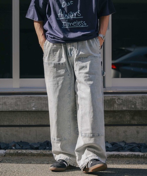 DC SHOES(ディーシーシューズ)の「【DC】ダブルニー/ワイドデニムペインターパンツ(デニムパンツ・メンズ・ダークグレー/ブルー・LARGE/MEDIUM)」の19枚目の写真
