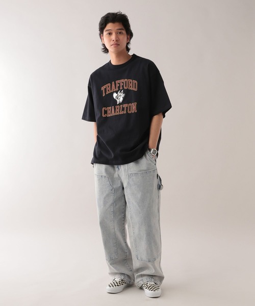 DC SHOES(ディーシーシューズ)の「【DC】ダブルニー/ワイドデニムペインターパンツ(デニムパンツ・メンズ・ダークグレー/ブルー・LARGE/MEDIUM)」の5枚目の写真