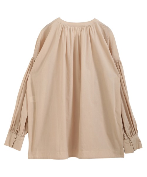 くるみボタンバルーンスリーブブラウス（シャツ/ブラウス