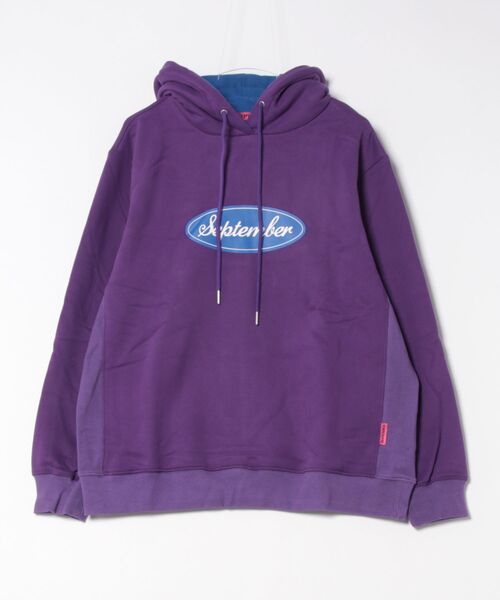September(セプテンバー)の「/SEPTEMBER(セプテンバー)/print hoodie(パーカー・レディース・パープル/ブラック/ホワイト・MEDIUM/SMALL)」の3枚目の写真