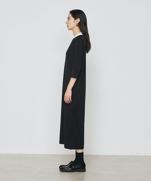 COMME CA（コムサ）の「ポロ襟 ニットドレス（ニット/セーター・レディース・ネイビー/ブラック・9号）」の9枚目の写真