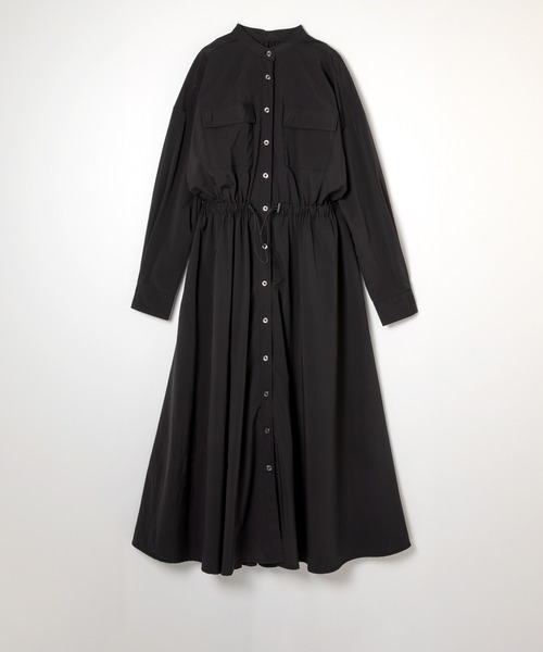 ever closet(エバークローゼット)の「レディス 撥水 シャツワンピース(シャツワンピース・レディース・ブラック/カーキ・FREE)」の10枚目の写真