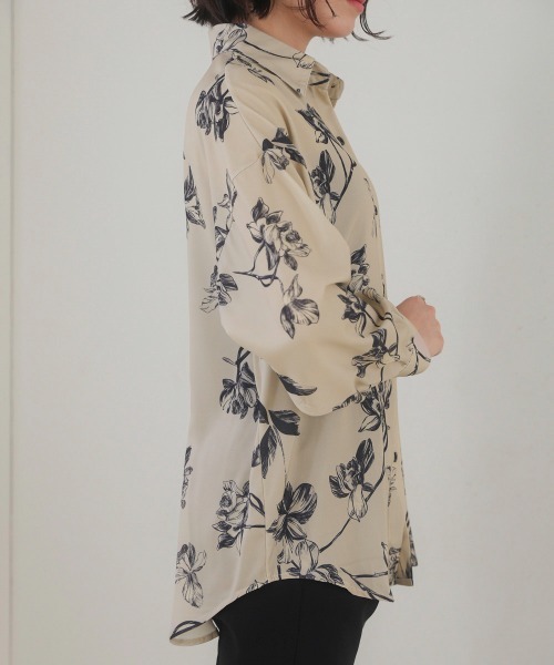 Bou Jeloud(ブージュルード)の「アソート柄ブラウス(シャツ/ブラウス・レディース・ベージュ/ブルー/ブラック・FREE)」の8枚目の写真