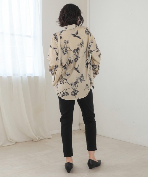 Bou Jeloud(ブージュルード)の「アソート柄ブラウス(シャツ/ブラウス・レディース・ベージュ/ブルー/ブラック・FREE)」の13枚目の写真