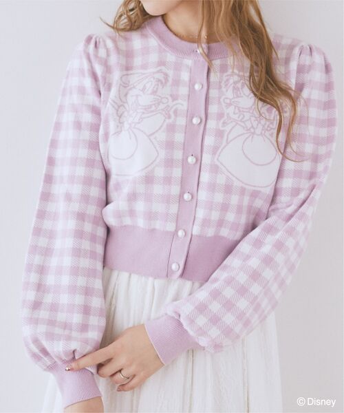 【新品】Areeam Disney シンデレラ/スージ&パーラ カーディガン セール】シンデレラ/スージー&パーラ/チェックカーディガン
