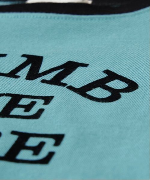 b・ROOM（ビールーム）の「【カイテキ天竺】バイカラープリントTシャツ【子供服】【キッズ】【男の子】【女の子】（Tシャツ/カットソー・キッズ・オフホワイト/ターコイズブルー/ブラック/モスグリーン・130cm/150cm/110cm/100cm/120cm/140cm）」の13枚目の写真