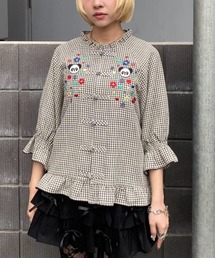 Candy Stripper | FLOWER PEPE CHINA ブラウス(シャツ/ブラウス)