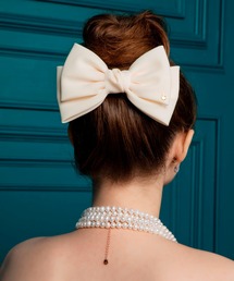 Mela Bianca（メラビアンカ）の「Mela Bianca/メラビアンカ 韓国 ビッグリボン バレッタ ヘアアクセサリー Ilaria Bow Barrette（バレッタ/ヘアクリップ）」
