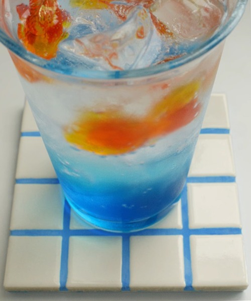 IRADOWL(アイラドール)の「【アイラドール room】カラータイルコースター(ランチョンマット/テーブルウェア・レディース・オレンジ/イエロー/グリーン/ブルー・FREE)」の10枚目の写真