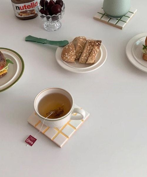 IRADOWL(アイラドール)の「【アイラドール room】カラータイルコースター(ランチョンマット/テーブルウェア・レディース・オレンジ/イエロー/グリーン/ブルー・FREE)」の5枚目の写真