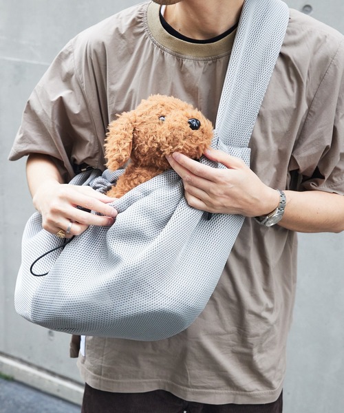 MATIE/ メッシュスリングバッグ・ペットキャリーバッグ LOWELL Things｜MATIE/ メッシュスリングバッグ・ペットキャリーバッグ