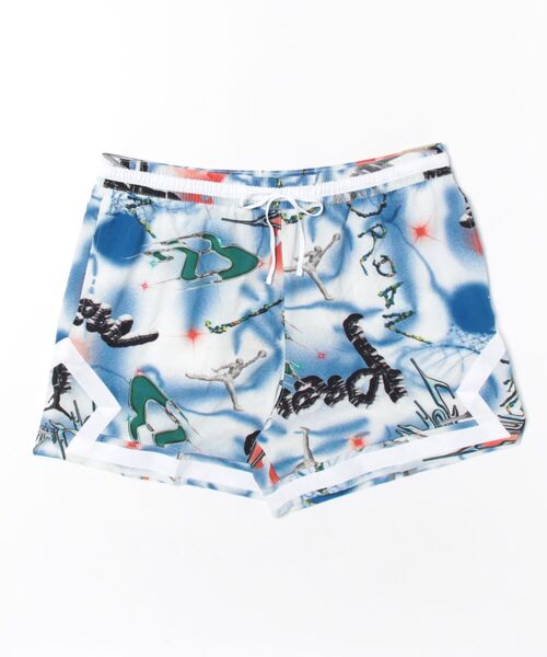 JORDAN BRAND M J SPRT WVN SHORT AOP ショートパンツ HF9941 100WHT/BLK