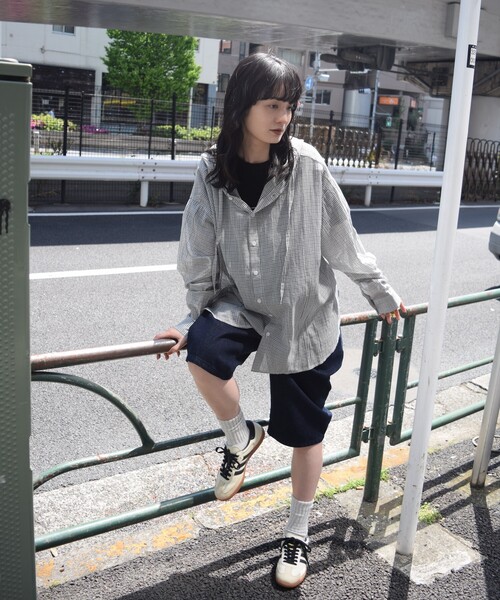 FREAK'S STORE(フリークスストア)の「限定展開 YOU YOUR/ユーユアー バルーンシルエット デニムショーツ/ジョーツ(デニムパンツ・メンズ・ブラック/ネイビー・MEDIUM/SMALL/LARGE)」の21枚目の写真