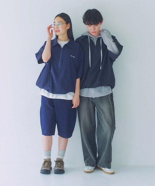 FREAK'S STORE(フリークスストア)の「限定展開 YOU YOUR/ユーユアー バルーンシルエット デニムショーツ/ジョーツ(デニムパンツ・メンズ・ブラック/ネイビー・MEDIUM/SMALL/LARGE)」の11枚目の写真