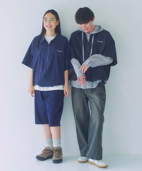 FREAK'S STORE(フリークスストア)の「限定展開 YOU YOUR/ユーユアー バルーンシルエット デニムショーツ/ジョーツ(デニムパンツ・メンズ・ブラック/ネイビー・MEDIUM/SMALL/LARGE)」の6枚目の写真
