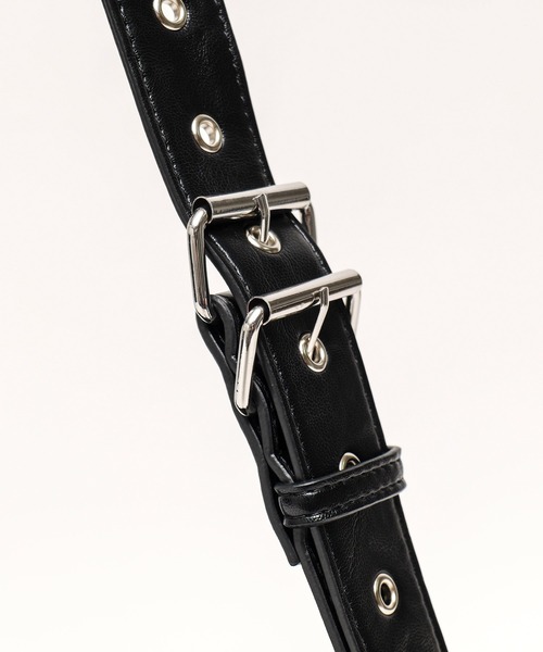 DEVICE(デバイス)の「シルバーマルチファスナーデザイン トート ショルダーバッグ(ボストンバッグ・メンズ・ブラック・FREE)」の14枚目の写真
