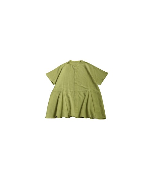 antiqua(アンティカ)の「ペプラムシルエットシャツ(シャツ/ブラウス・レディース・ライム/ホワイト/ブラック・ONESIZE)」の20枚目の写真