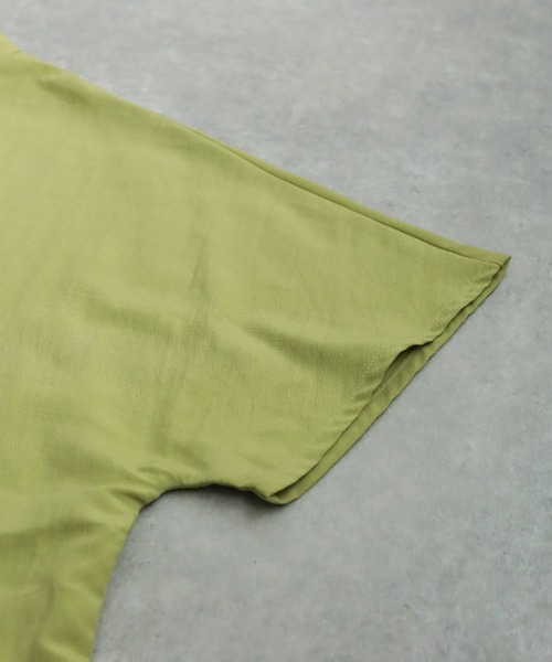 antiqua(アンティカ)の「ペプラムシルエットシャツ(シャツ/ブラウス・レディース・ライム/ホワイト/ブラック・ONESIZE)」の22枚目の写真