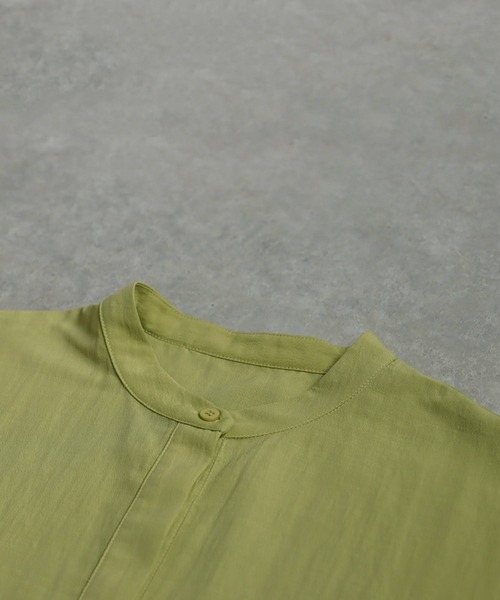 antiqua(アンティカ)の「ペプラムシルエットシャツ(シャツ/ブラウス・レディース・ライム/ホワイト/ブラック・ONESIZE)」の21枚目の写真