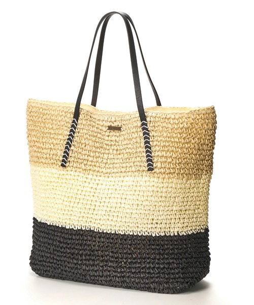 BILLABONG(ビラボン)の「【BILLABONG WOMENS/ビラボンウィメンズ】25SS SUNSHINE TOTE/ストロートートバッグ(トートバッグ・レディース・ブラック・FREE)」の1枚目の写真