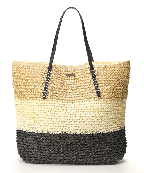 BILLABONG(ビラボン)の「【BILLABONG WOMENS/ビラボンウィメンズ】25SS SUNSHINE TOTE/ストロートートバッグ(トートバッグ・レディース・ブラック・FREE)」の2枚目の写真