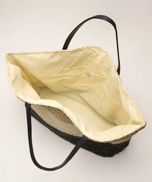 BILLABONG(ビラボン)の「【BILLABONG WOMENS/ビラボンウィメンズ】25SS SUNSHINE TOTE/ストロートートバッグ(トートバッグ・レディース・ブラック・FREE)」の4枚目の写真