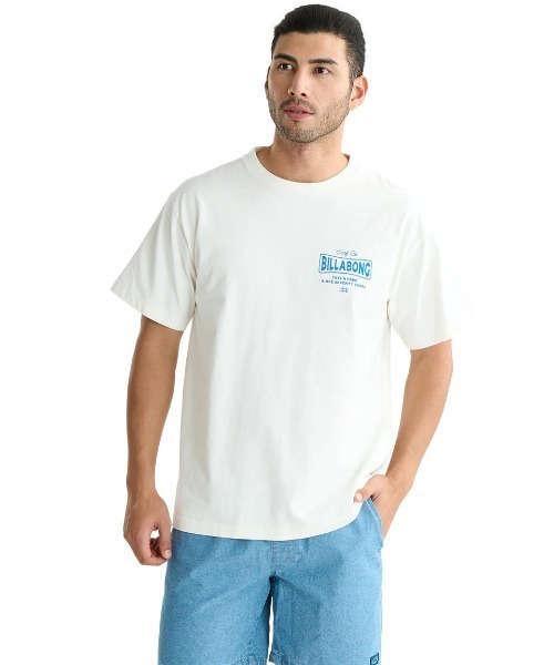 BILLABONG(ビラボン)の「BILLABONG メンズ BEACH SIGN Tシャツ 【2025年夏モデル】/ビラボンバックプリント半袖Tシャツ(Tシャツ/カットソー・メンズ・ライトブルー/ブラック/クリーム/ピンク系その他・SMALL/MEDIUM/LARGE/X-LARGE)」の8枚目の写真