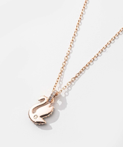 SWAROVSKI(スワロフスキー)の「Swarovski SWAN:PEND XXS NECK RC06/ROS スワロフスキー ダンシング スワンネックレス ネックレス(ネックレス・レディース・その他・FREE)」の9枚目の写真