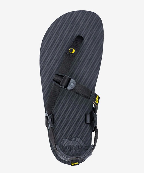 ムラサキスポーツ(ムラサキスポーツ)の「LUNA SANDALS/ルナサンダル メンズ レディース 走れるサンダル トレイル ラン OSO WINGED EDITION(サンダル・メンズ・ブラック・25.5cm/26.5cm/27.0cm/25.0cm/26.0cm)」の3枚目の写真